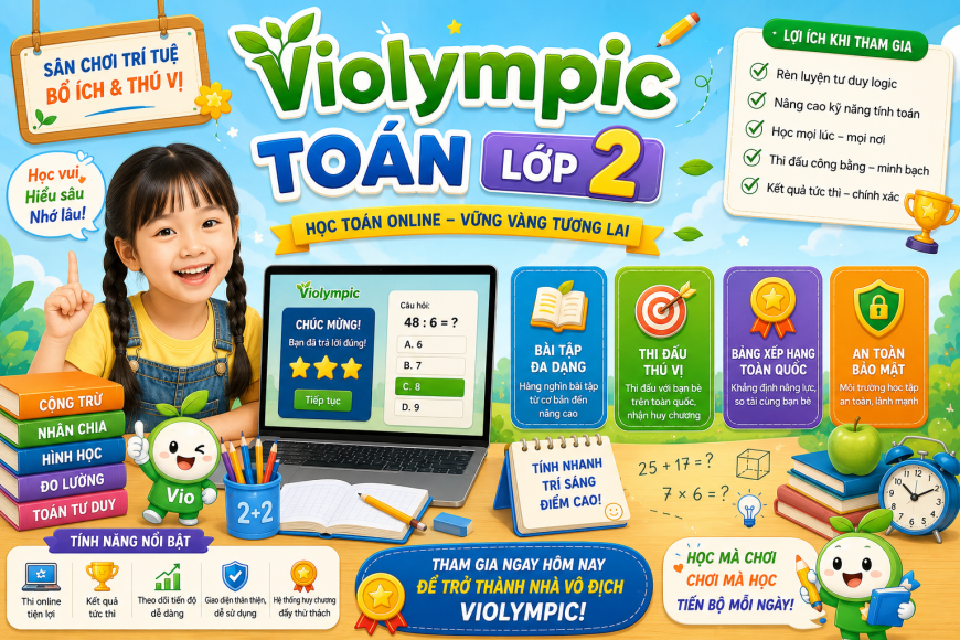 Violympic Toán lớp 2