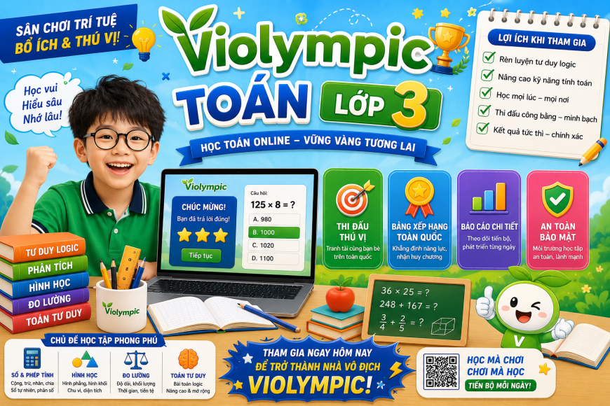 Violympic Toán lớp 3