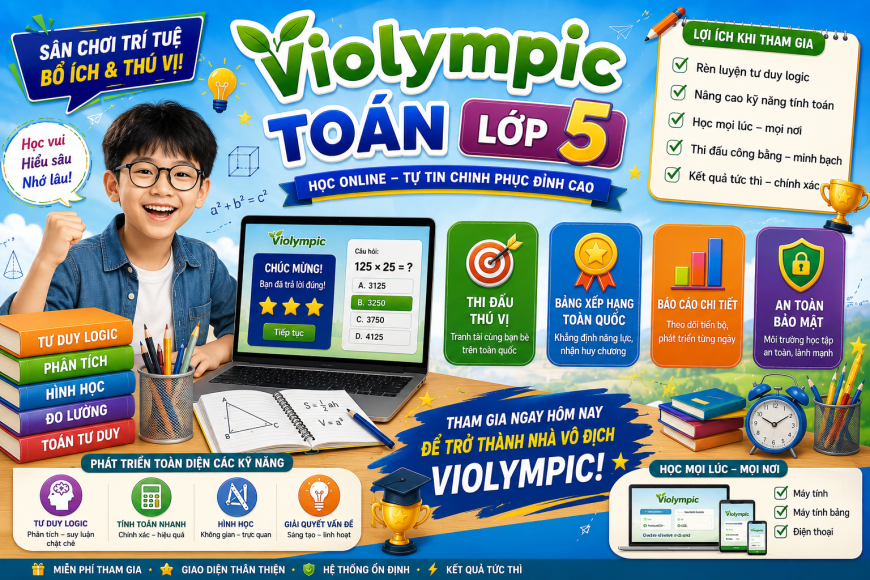 Violympic Toán lớp 5