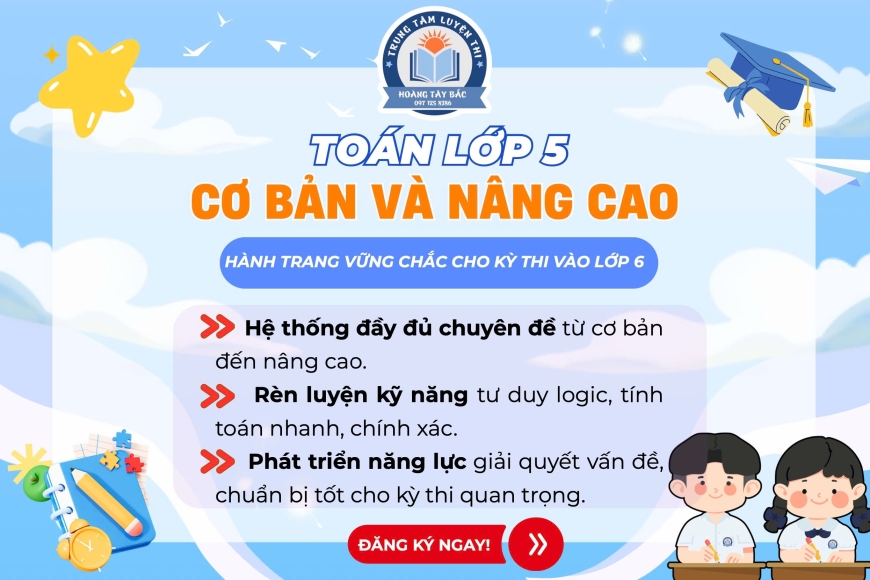 Toán 5 cơ bản và nâng cao