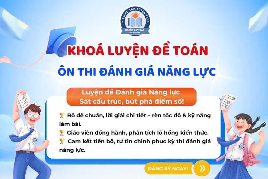 Luyện đề ôn thi đánh giá năng lực
