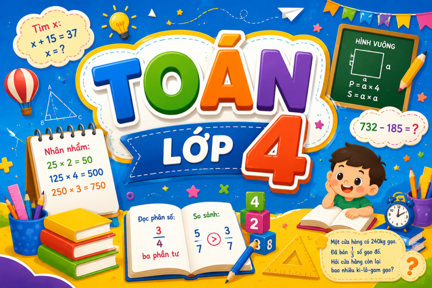 TOÁN CƠ BẢN VÀ NÂNG CAO LỚP 4